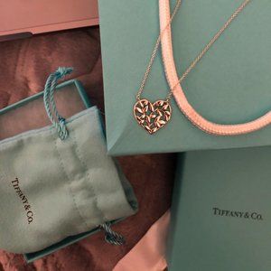 Tiffany & Co. Olive Leaf Heart Pendant